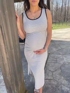Striped Midi Dress