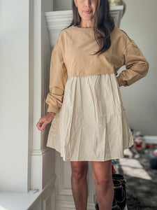 Poplin Mini Dress