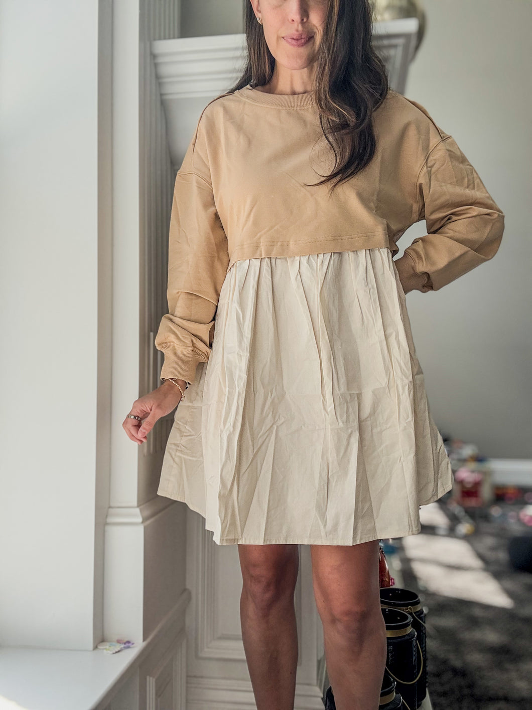 Poplin Mini Dress