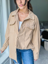 Load image into Gallery viewer, Corduroy Shacket- L
