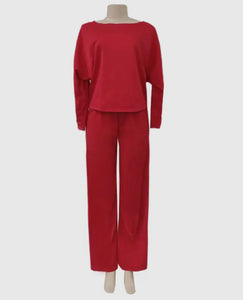 Wide Leg Pants Set- S, L, XL