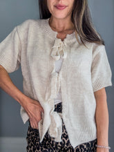 Load image into Gallery viewer, Short Sleeve Knit Cardigan

