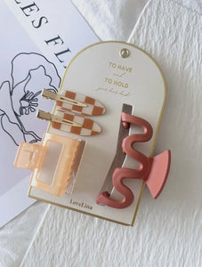 Three Pack Assorted Clips
