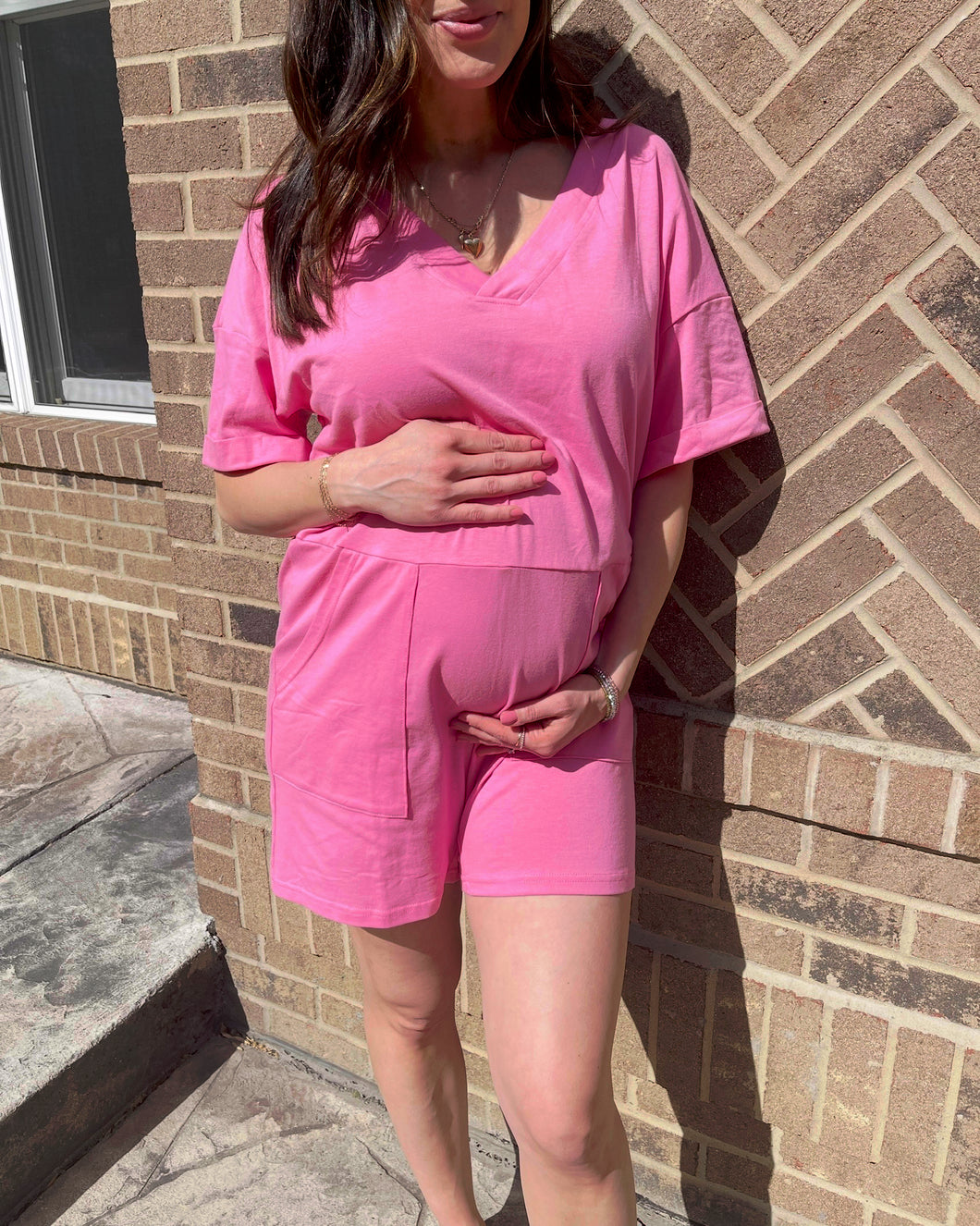 Loose Knit Romper