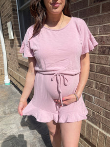 Ruffle Hem Romper